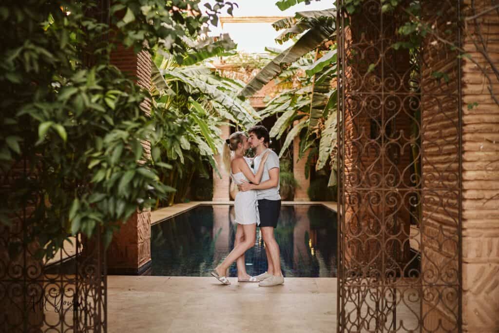 Engagement photoshoot in Marrakech