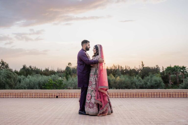 Mariage indien coloré à Marrakech
