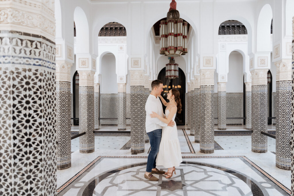 Demande en mariage La Mamounia Marrakech